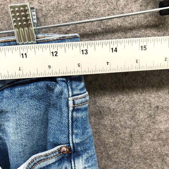 Zara High Rise Skinny Jeans Womens 4 Blue Stretch Light Wash - Picture 6 of 10